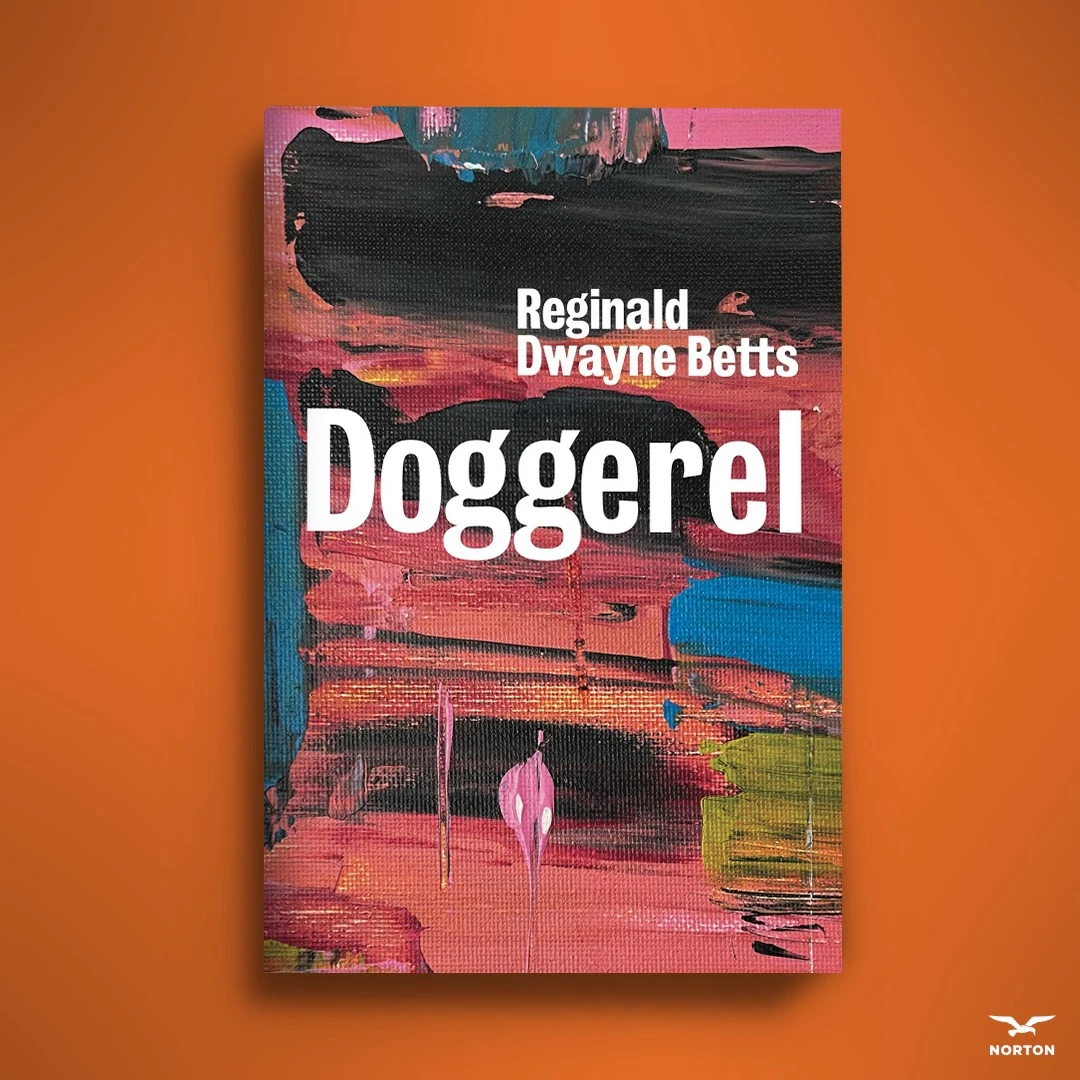 Doggerel book cover on an orange background with a WW Norton logo in the bottom right corner.